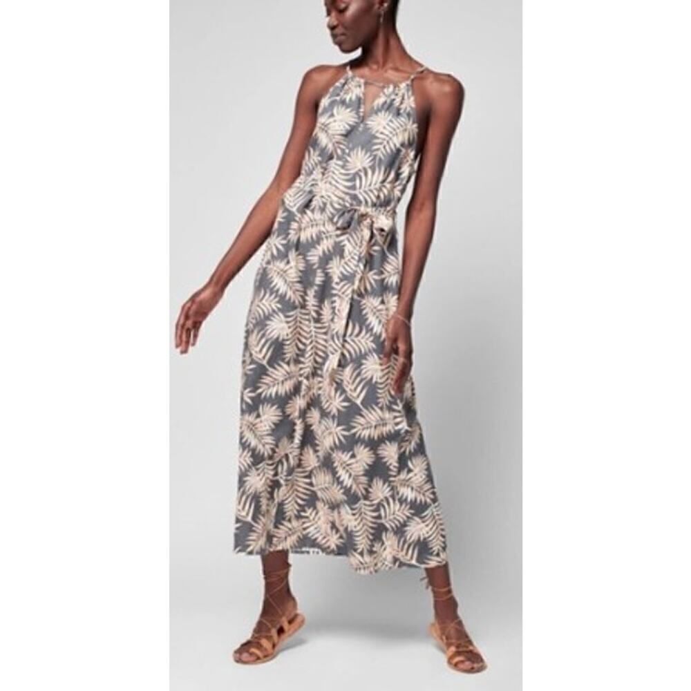 NWT Faherty Brigette Dress in Tropical Palm Sz. XS